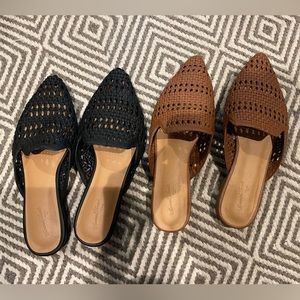 Target slide loafers (TAN)